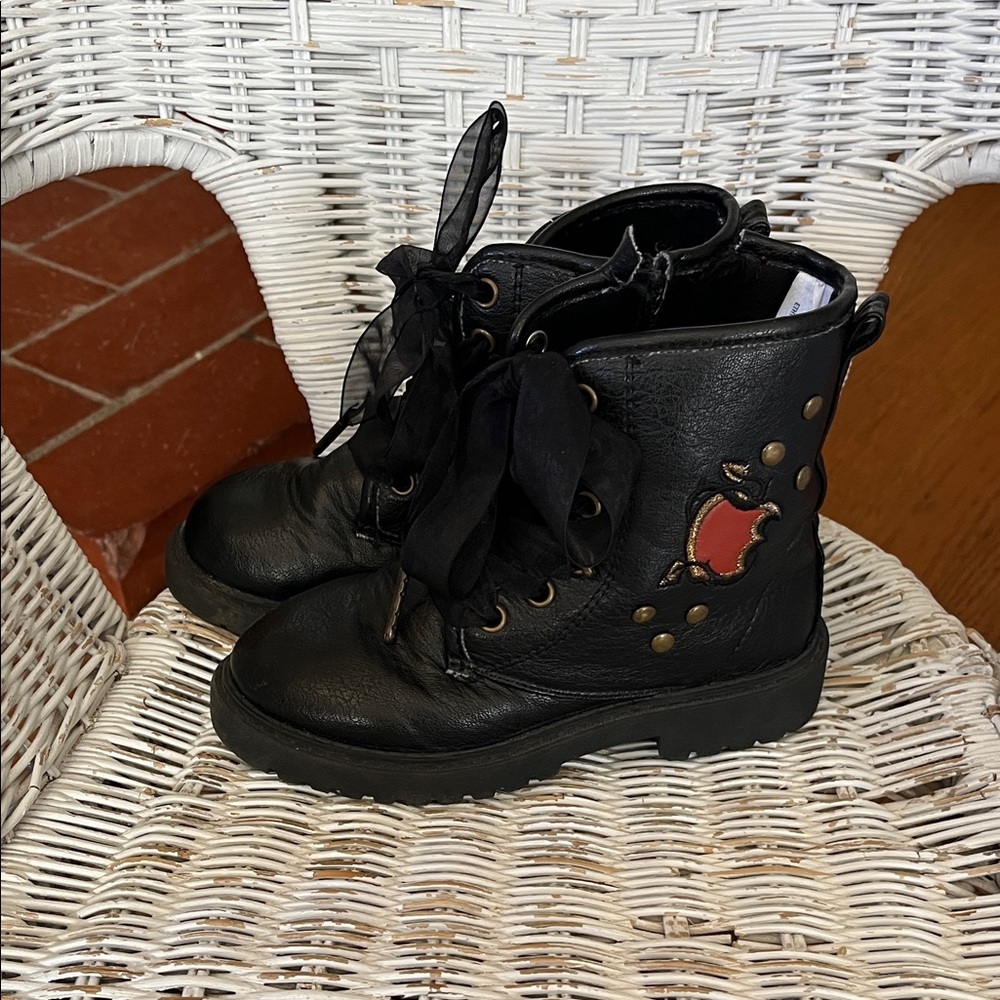 Disney   Boots with Red Patch Detail